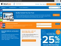 Desktop screenshot for mindtools.com