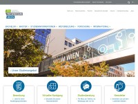 Desktop screenshot for technikum-wien.at