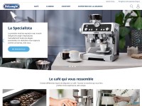 Desktop screenshot for delonghi.com
