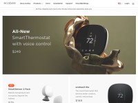 Desktop screenshot for ecobee.com