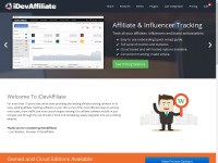 Desktop screenshot for idevaffiliate.com