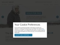 Desktop screenshot for vaillant-group.com