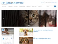 Desktop screenshot for pethealthnetwork.com