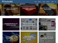 Desktop screenshot for techsng.com