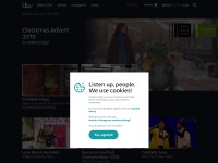 Desktop screenshot for itv.com