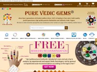 Desktop screenshot for purevedicgems.com