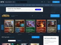 Desktop screenshot for mtgsalvation.com