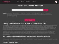 Desktop screenshot for toonily.ws