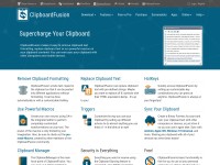 Desktop screenshot for clipboardfusion.com