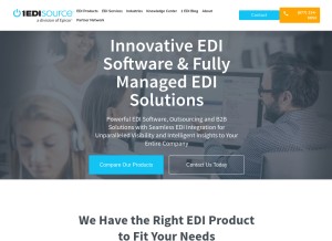 How 1edisource.com looks like on a tablet such as an iPad.