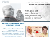 Desktop screenshot for vpgupta.com