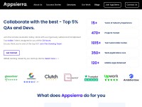 Desktop screenshot for appsierra.com