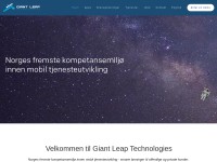 Desktop screenshot for giantleap.no