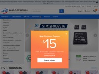 Desktop screenshot for lcsc.com