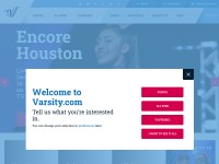 Desktop screenshot for varsity.com