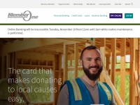 Desktop screenshot for memberonefcu.com