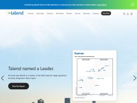 Desktop screenshot for talend.com