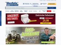 Desktop screenshot for westfalia.de