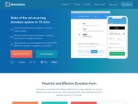 Desktop screenshot for donorbox.org