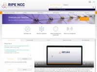 Desktop screenshot for ripe.net