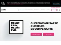 Desktop screenshot for evobanco.com