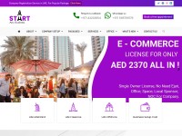 Desktop screenshot for startanybusiness.ae