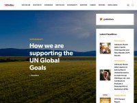 Desktop screenshot for ab-inbev.com