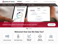 Desktop screenshot for bankoftexas.com