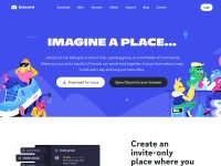 Desktop screenshot for discord.com