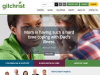 Desktop screenshot for gilchristcares.org