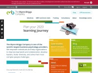 Desktop screenshot for themyersbriggs.com