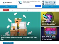 Desktop screenshot for techgenix.com