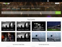 Desktop screenshot for viagogo.com