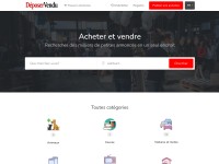 Desktop screenshot for deposervendu.fr
