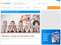 Desktop screenshot for familydoctor.org