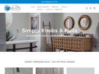 Desktop screenshot for simplyknobsandpulls.com