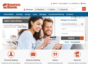 How 1stsource.com looks like on a tablet such as an iPad.