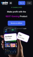 How 1win-affiliates.com looks like on a mobile device such as an iPhone.