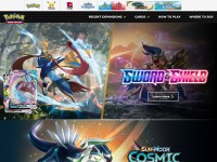 Desktop screenshot for pokemontcg.com