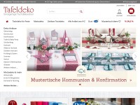 Desktop screenshot for tafeldeko.de
