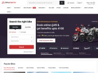 Desktop screenshot for bikedekho.com