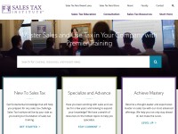 Desktop screenshot for salestaxinstitute.com