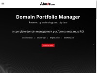 Desktop screenshot for above.com