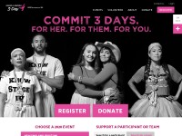 Desktop screenshot for the3day.org