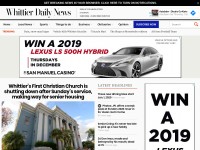 Desktop screenshot for whittierdailynews.com