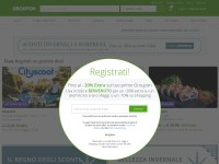 Desktop screenshot for groupon.it