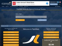 Desktop screenshot for flightstats.com