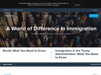 Desktop screenshot for fragomen.com
