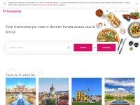 Desktop screenshot for foodpanda.ro