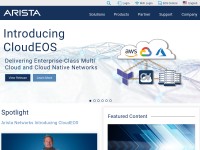 Desktop screenshot for arista.com